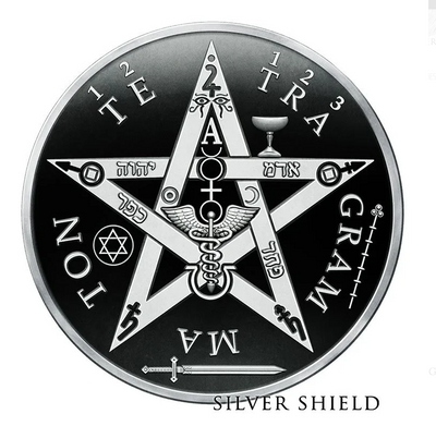 2021 Silver Shield 1oz Silver Proof  TETRAGAMMATRON