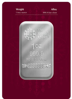 1oz Silver Bar - The Royal Mint & Germania Mint Norse Gods THOR  2025