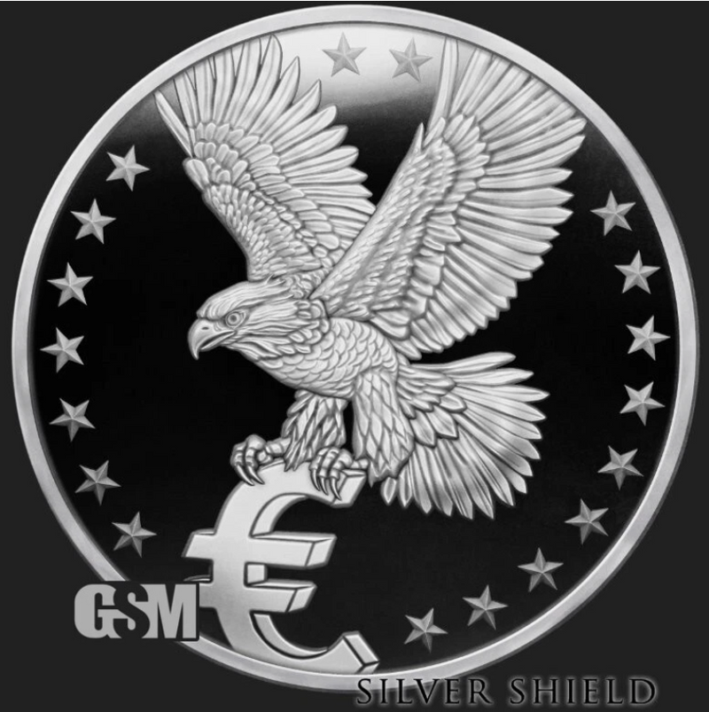 1oz Silver Proof 2025 Silver Shield Trade War 2