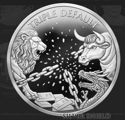 1oz Silver Shield Proof 2026 TRIPLE DEFAULT