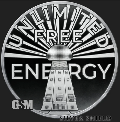 1oz Silver Proof  UNLIMITED FREE ENERGY