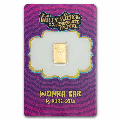 1g Pamp Suisse GOLD WILLIE WONKA BAR