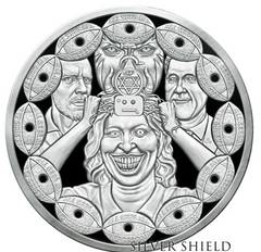 1oz Silver Proof  2021 ALL SEES ALL