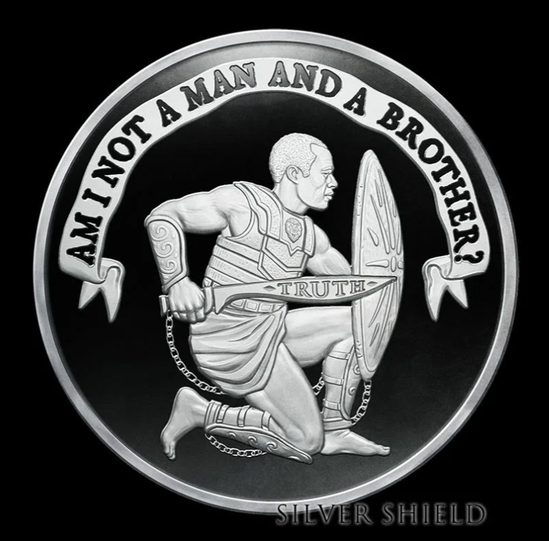 1oz Silver Shield Silver Proof 2023 AM I NOT A MAN V2