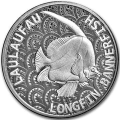 2024 Tokelau 1oz Silver $5 Longfin Bannerfish