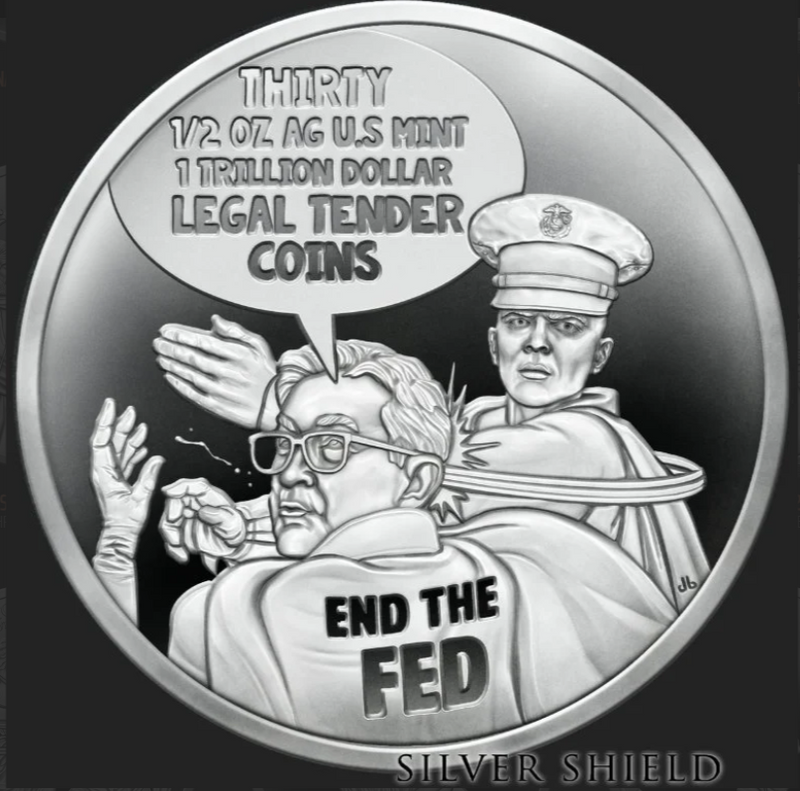 1oz Silver Shield Silver Proof 2025 BITCH SLAP V2