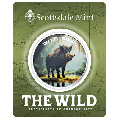 1oz Silver THE WILD SERIES- WILD BOAR