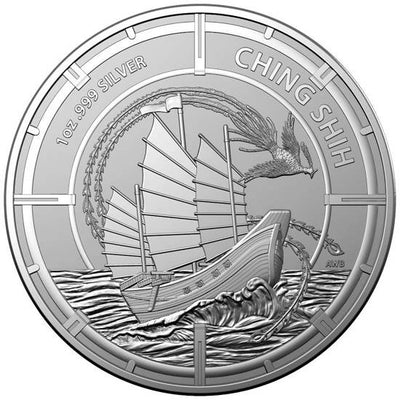 1oz Silver Royal Australian Mint CHING SHIH Pirate Ship