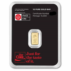 1 gram Gold Bar in TEP - Coca-Cola® Diet Coke
