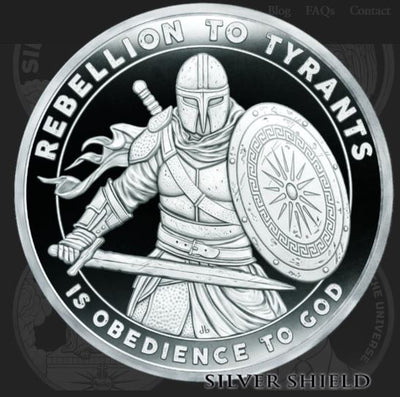 1oz Silver Proof 2024 Silver Shield Honor Guard V2