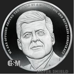 2022 KENNEDY 1oz Silver Proof Silver Shield