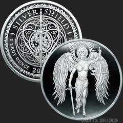 2024 LADY JUSTICE 1oz Silver Proof Silver Shield