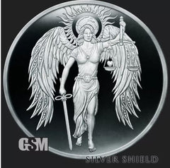 2024 LADY JUSTICE 1oz Silver Proof Silver Shield