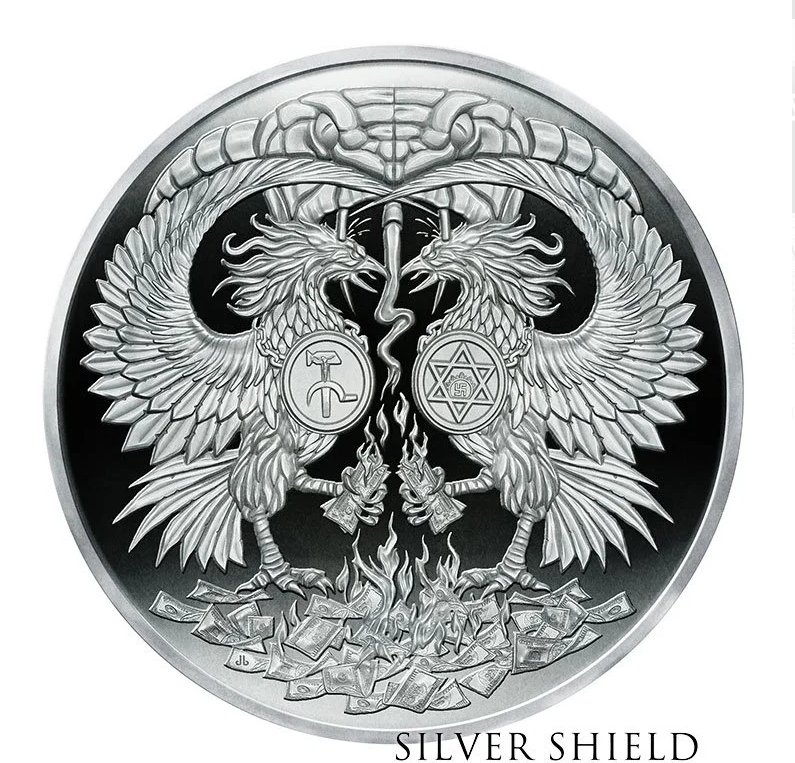 2021 Silver Shield 1oz Silver Proof  MARCH OF THE BEAST
