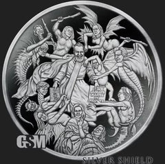 2022 Silver Shield MASTER OF REALITY - 1oz Proof - #22 "WORLD WAR MEme" Series