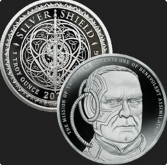 2021 1oz Silver Proof Silver Shield WILLIAM McKINLEY