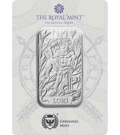 Norse Gods -1oz Silver Bar LOKI