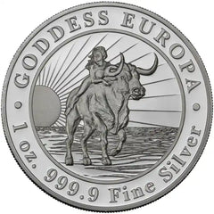 1oz Silver 2021 Goddess Europa