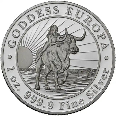 1oz Silver 2021 Goddess Europa