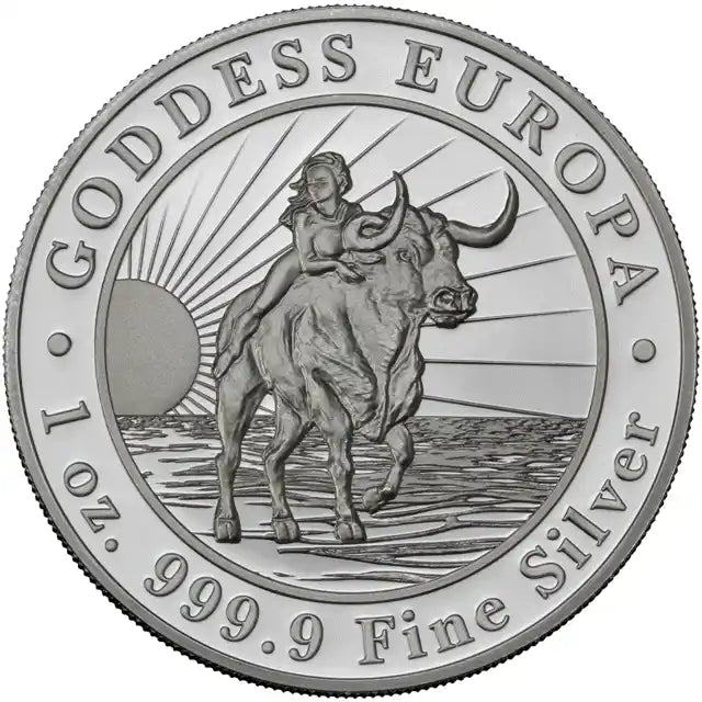 1oz Silver 2021 Goddess Europa