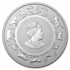 2024 1 oz Royal Australian Mint Silver Year of the Dragon Coin