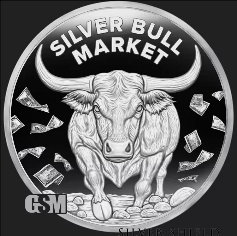 2024 Silver Shield 1oz Silver Proof Silver Bull Market