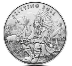 1oz Silver Legendary Warrior Sitting Bull
