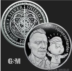 2023 - SILVER SQUEEZE HARDER 1oz .999 FINE SILVER PROOF MINIMINTAGE