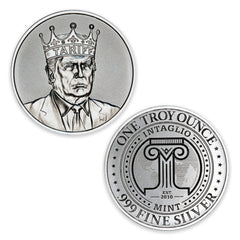 1oz Silver President Trump - TARIFF KING