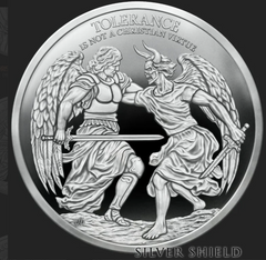2025 - 1oz Silver Proof Silver Shield TOLERANCE