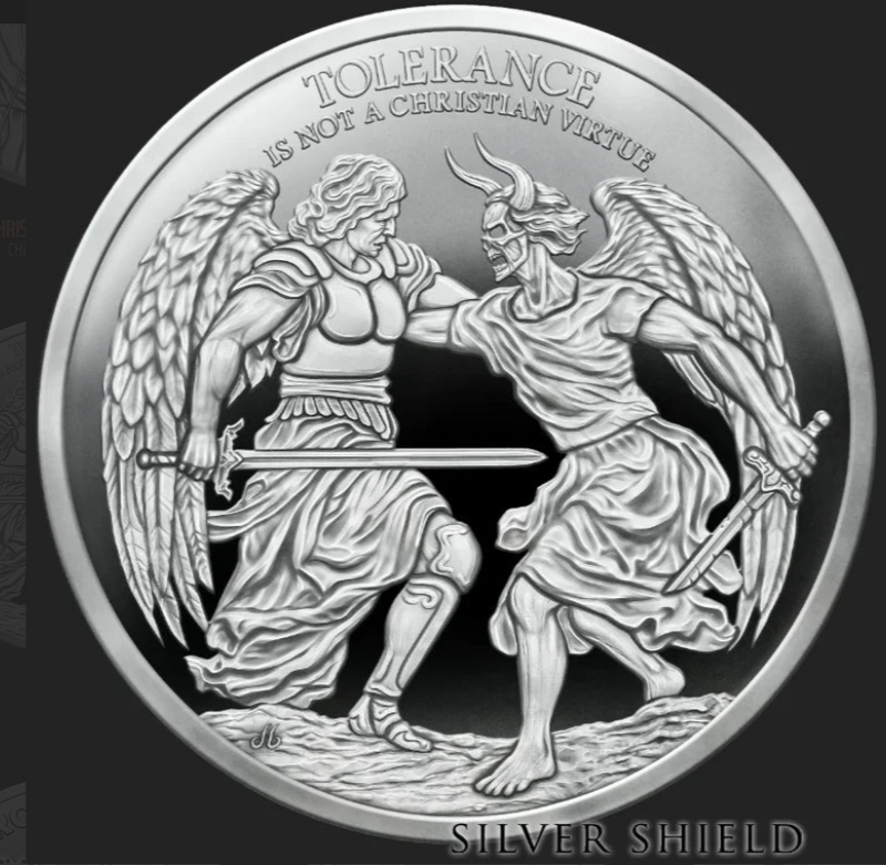 2025 - 1oz Silver Proof Silver Shield TOLERANCE