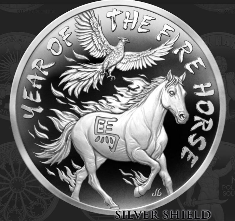 1oz Silver Proof 2026 Silver Shield .999 FINE